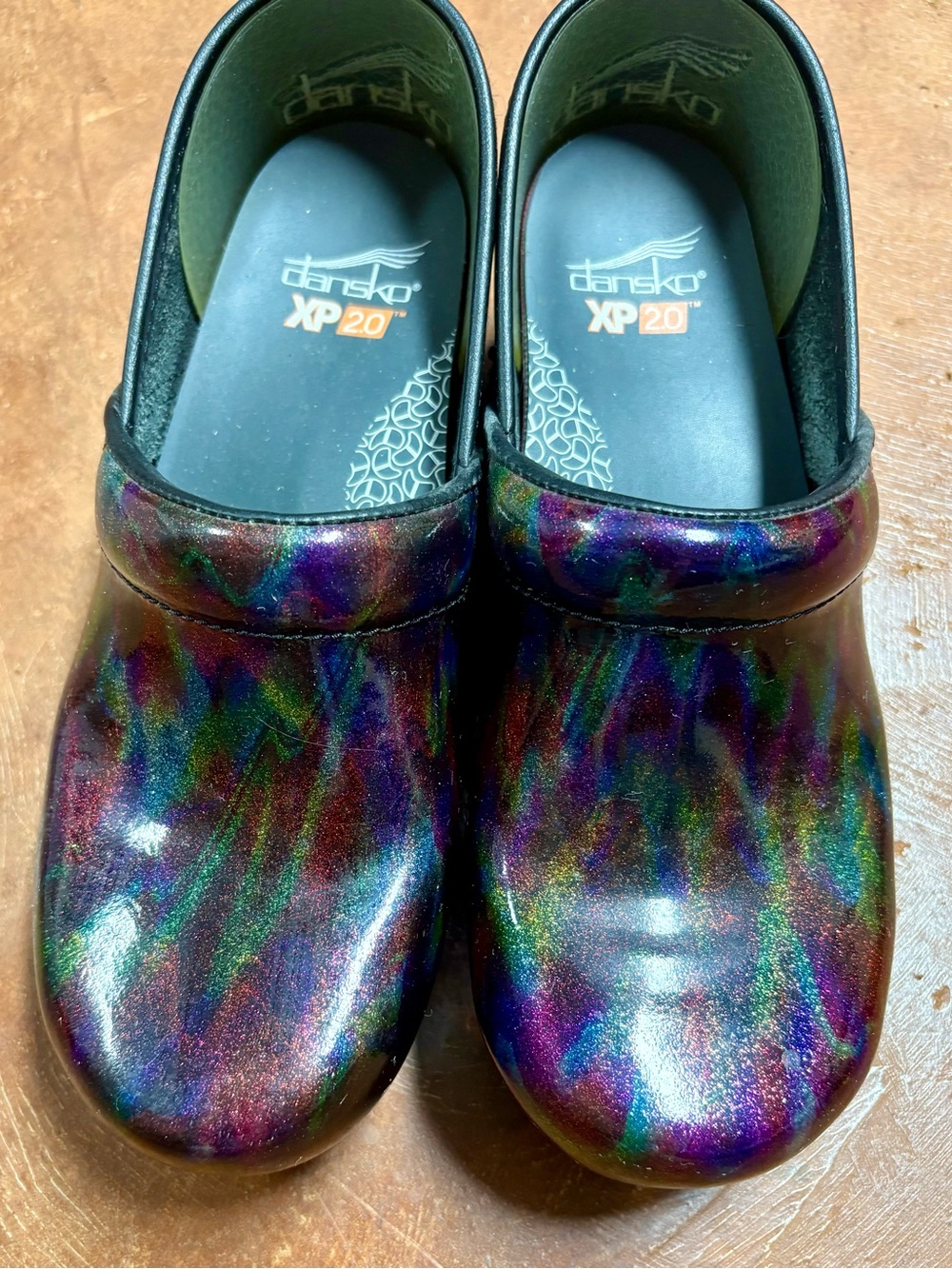 Dansko Women's XP 2.0 Multi Sparkle Patent Clogs